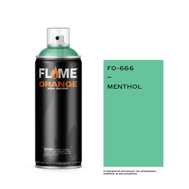 Spray Flame Orange 400ml, Menthol